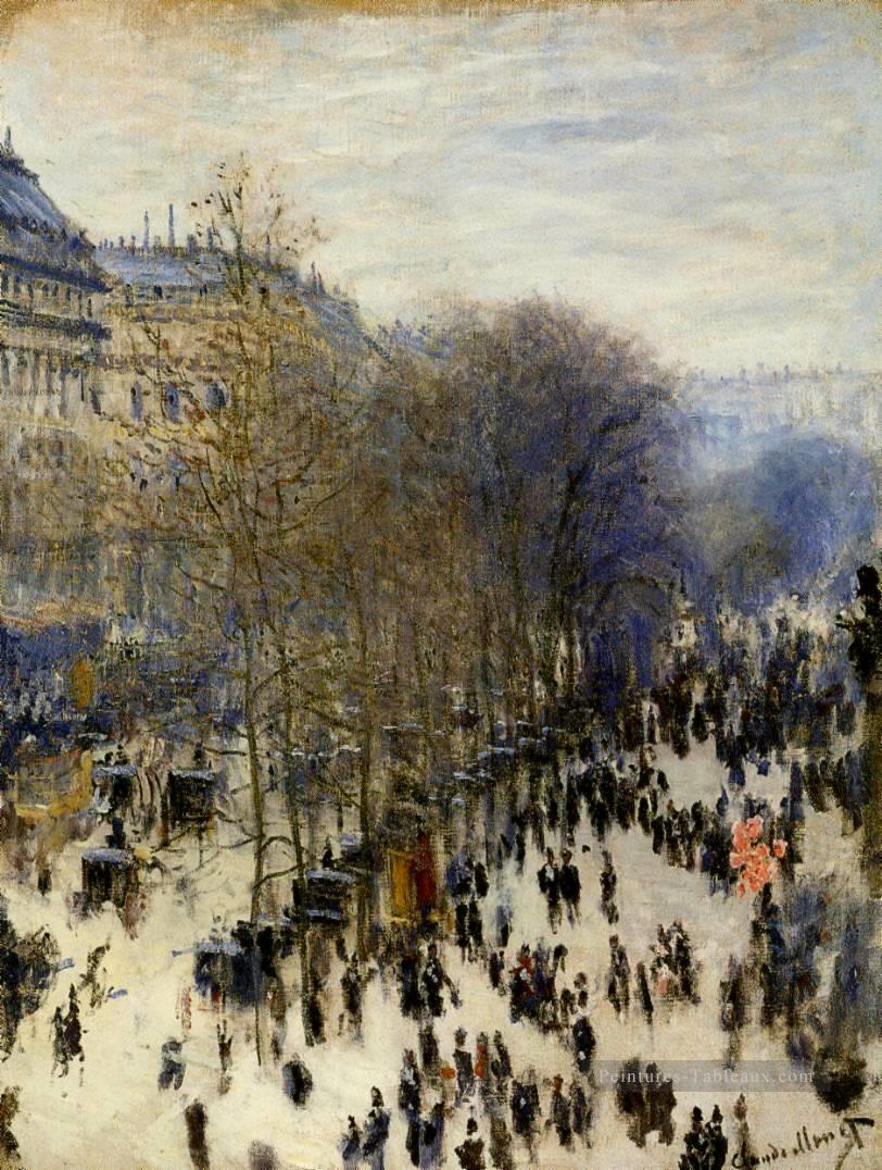 Boulevard des Capucines Claude Monet Peintures à l'huile